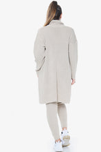 Load image into Gallery viewer, Pink 3 Piece Knitted Cardigan Loungewear Set