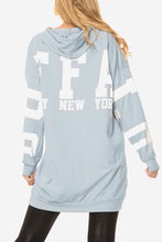 Load image into Gallery viewer, White Buffalo Slogan Print Oversized Hoodie