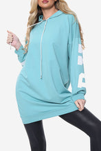 Load image into Gallery viewer, White Buffalo Slogan Print Oversized Hoodie