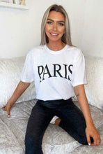Load image into Gallery viewer, Paris Printed Casual Girls T-Shirts
