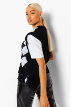 Load image into Gallery viewer, Check Knitted Tank Top