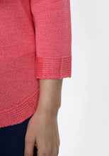 Load image into Gallery viewer, White Cuff Details Filigree Knitted Jumper