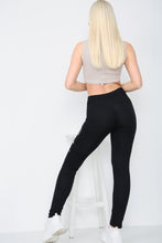 Load image into Gallery viewer, Calvin High Waist Grey Stretch Trouser