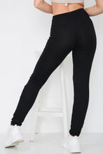 Load image into Gallery viewer, White Brooklyn Printed Stretch Leggings