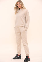 Load image into Gallery viewer, Bright Blue Oversized Sweatshirt & Cuff Joggers Loungewear Set