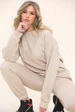 Load image into Gallery viewer, Bright Blue Oversized Sweatshirt & Cuff Joggers Loungewear Set