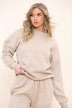 Load image into Gallery viewer, Bright Blue Oversized Sweatshirt & Cuff Joggers Loungewear Set