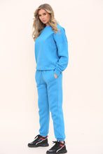 Load image into Gallery viewer, Bright Blue Oversized Sweatshirt & Cuff Joggers Loungewear Set