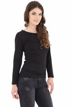 Load image into Gallery viewer, Yellow Plain Long Sleeve Basic T-Shirt