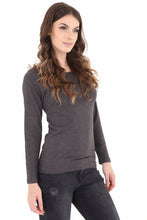 Load image into Gallery viewer, Yellow Plain Long Sleeve Basic T-Shirt