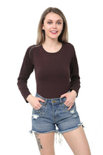 Load image into Gallery viewer, Yellow Plain Long Sleeve Basic T-Shirt