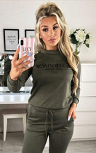 Load image into Gallery viewer, Grey Ye Saint West Slogan Loungewear