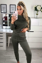 Load image into Gallery viewer, Black Ye Saint West Slogan Loungewear