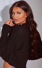 Load image into Gallery viewer, Camel Cable Cropped Cardigan