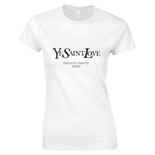 Load image into Gallery viewer, White Ye Saint Love Short Sleeve Printed T-shirt