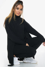 Load image into Gallery viewer, Pink 3 Piece Knitted Cardigan Loungewear Set
