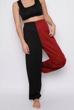 Load image into Gallery viewer, Wine 50/50 High Waisted Joggers
