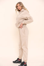 Load image into Gallery viewer, Bright Blue Oversized Front Pocket Pullover Hoodie Cuffed Joggers Loungewear Set
