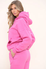 Load image into Gallery viewer, Bright Blue Oversized Front Pocket Pullover Hoodie Cuffed Joggers Loungewear Set
