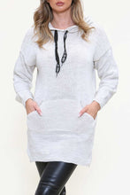 Load image into Gallery viewer, Oversized Knitted Hooded Jumper
