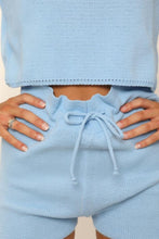 Load image into Gallery viewer, White Knitted Short Lounge Set
