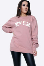Load image into Gallery viewer, White New York Oversized Sweatshirt
