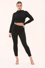 Load image into Gallery viewer, White Exposed Seam Co-Ord Set
