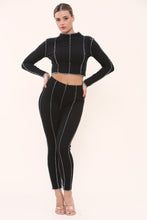 Load image into Gallery viewer, White Exposed Seam Co-Ord Set
