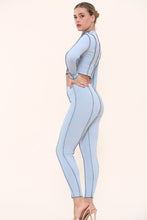 Load image into Gallery viewer, White Exposed Seam Co-Ord Set
