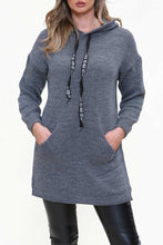 Load image into Gallery viewer, Oversized Knitted Hooded Jumper
