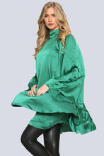 Load image into Gallery viewer, Red Open Back Satin Dress
