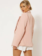 Load image into Gallery viewer, Oversized Button Detail Blazer
