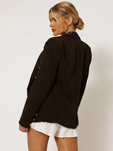 Load image into Gallery viewer, Oversized Button Detail Blazer
