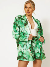 Load image into Gallery viewer, Oversized Marble Print Blazer
