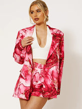 Load image into Gallery viewer, Oversized Marble Print Blazer
