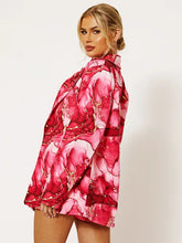Load image into Gallery viewer, Oversized Marble Print Blazer
