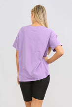 Load image into Gallery viewer, White Peace Round Neck T-shirt
