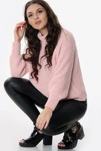 Φόρτωση εικόνας στο εργαλείο προβολής Συλλογής, Pink Balloon Sleeves Knitted Jumper
