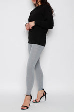 Load image into Gallery viewer, Wine Plain Viscose Leggings
