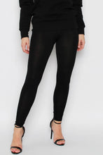 Load image into Gallery viewer, Wine Plain Viscose Leggings
