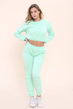 Load image into Gallery viewer, White Quilted Cropped Co-Ord Set
