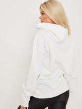 Load image into Gallery viewer, Read My Lips Graphic Fleeced Hoodie
