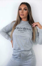 Load image into Gallery viewer, Black Ye Saint West Slogan Loungewear
