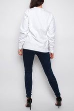Load image into Gallery viewer, White New York Oversized Sweatshirt
