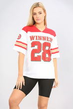 Load image into Gallery viewer, Red Winner 28 T-shirt
