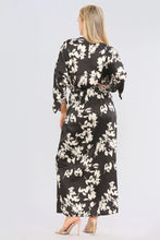 Load image into Gallery viewer, Wrap Front Long Sleeved Maxi Dress
