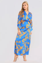 Load image into Gallery viewer, Wrap Front Long Sleeved Maxi Dress
