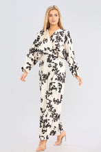 Load image into Gallery viewer, Wrap Front Long Sleeved Maxi Dress
